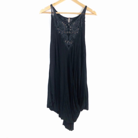 Free People Tops - Free People New World Embellished Tunic Size XS